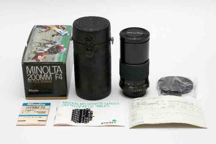 ミノルタ　MD  TELE  ロッコール 200mm F4   新品　超貴重品