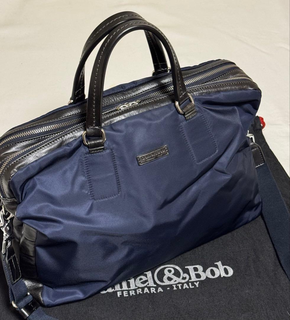 ◆イタリア製◆ダニエル＆ボブ◆美品！ショルダー付『ビジネスＢＡＧ』◆