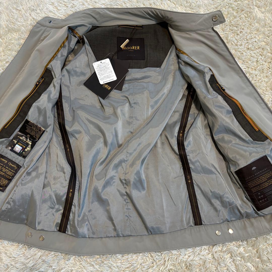 新品未使用✨ MOORER VANGI-KN アクア ブルゾンジャケット 46