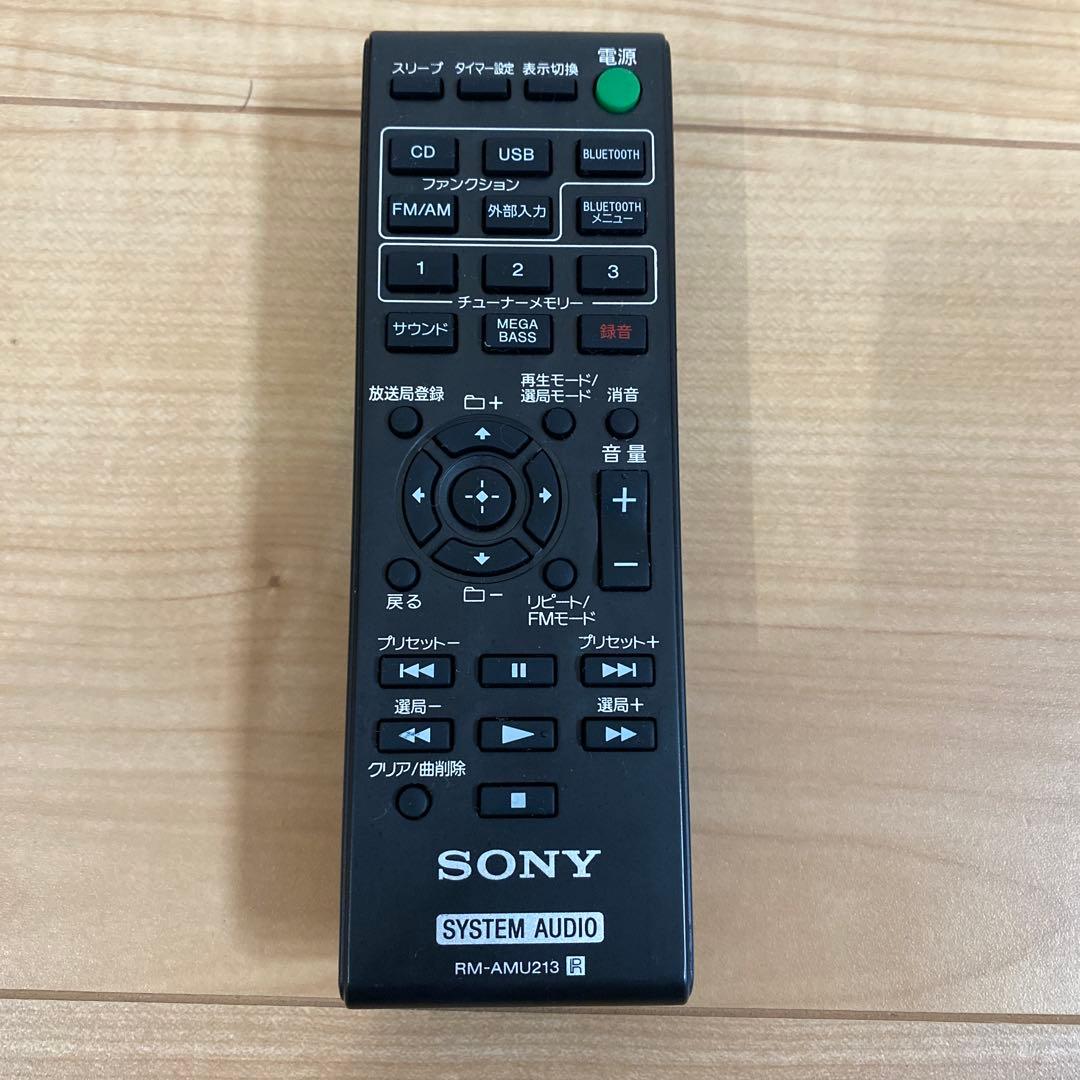 2017年式 SONY ソニー ミニコンポ システムコンポ CMT-SBT40