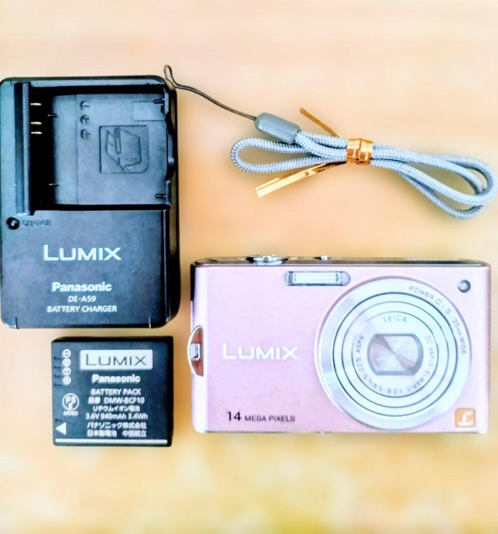 Panasonic LUMIX デジカメ　DMC-FX66　ピンク