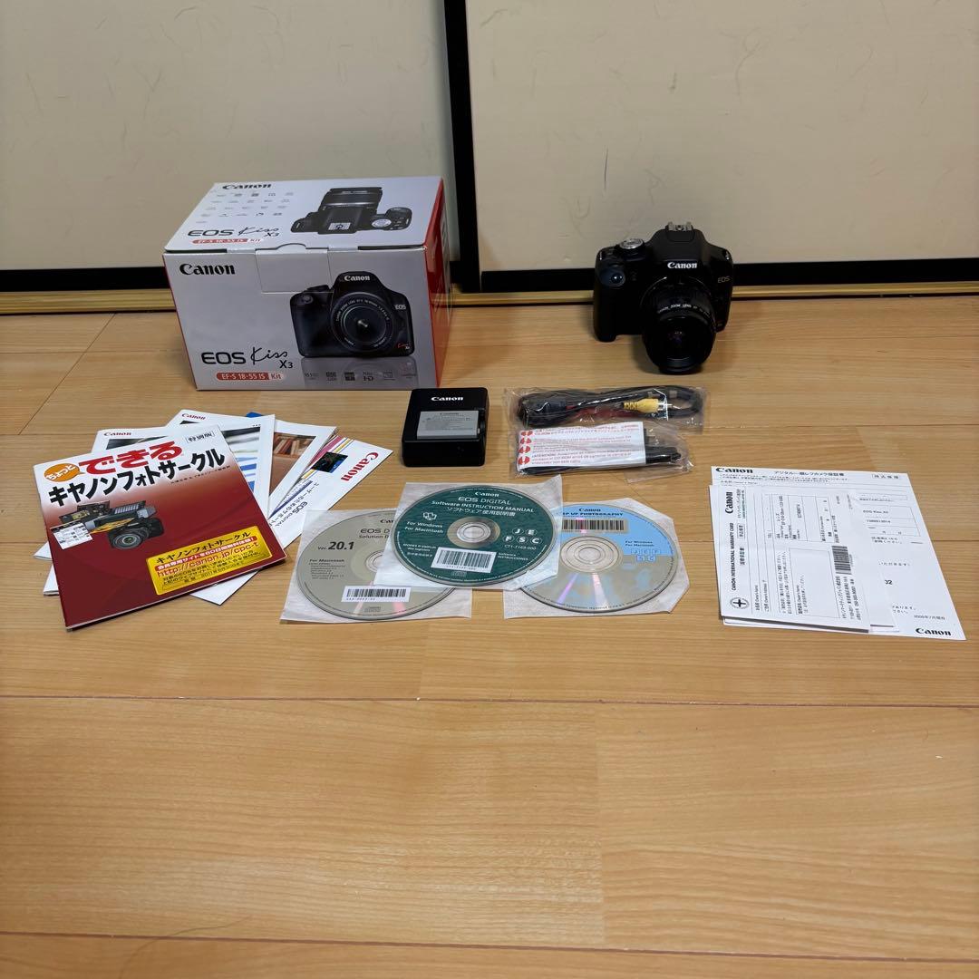 Canon EOS Kiss X3 デジタル一眼レフカメラ　レンズキット