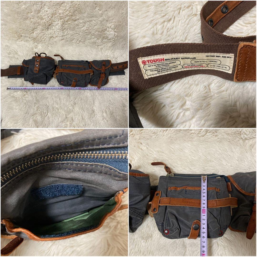 archive TOUGH JEANSMITH 4連 ウエストポーチ Y2K