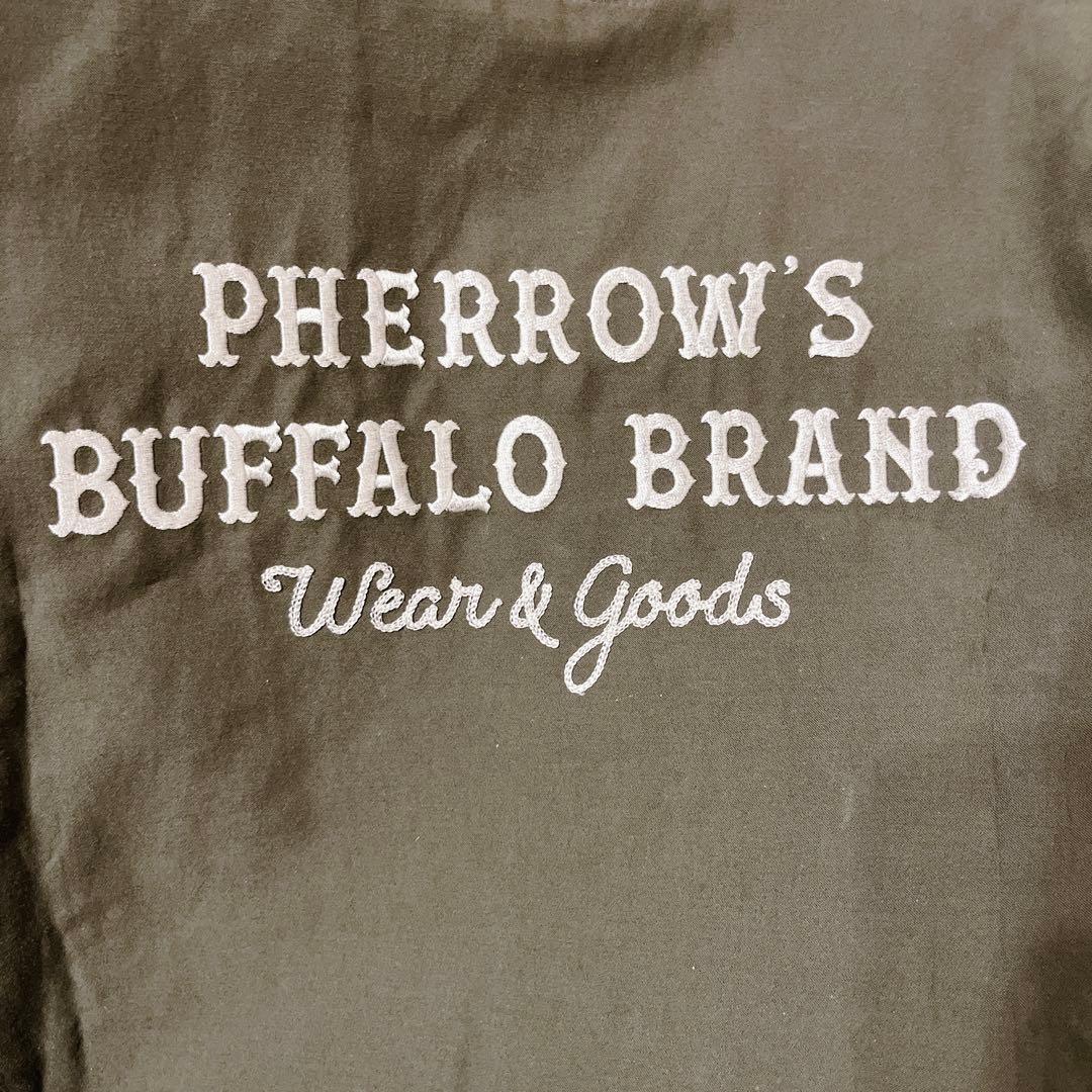 美品 Pherrow’s フェローズ コーチジャケット 38 日本製 バック刺繍