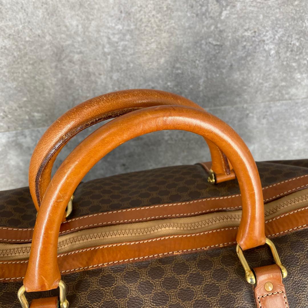 ヴィンテージ CELINE セリーヌ マカダム柄 トリオンフ ボストンバック