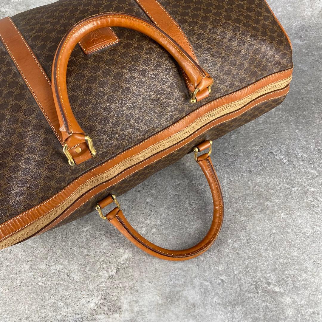 ヴィンテージ CELINE セリーヌ マカダム柄 トリオンフ ボストンバック