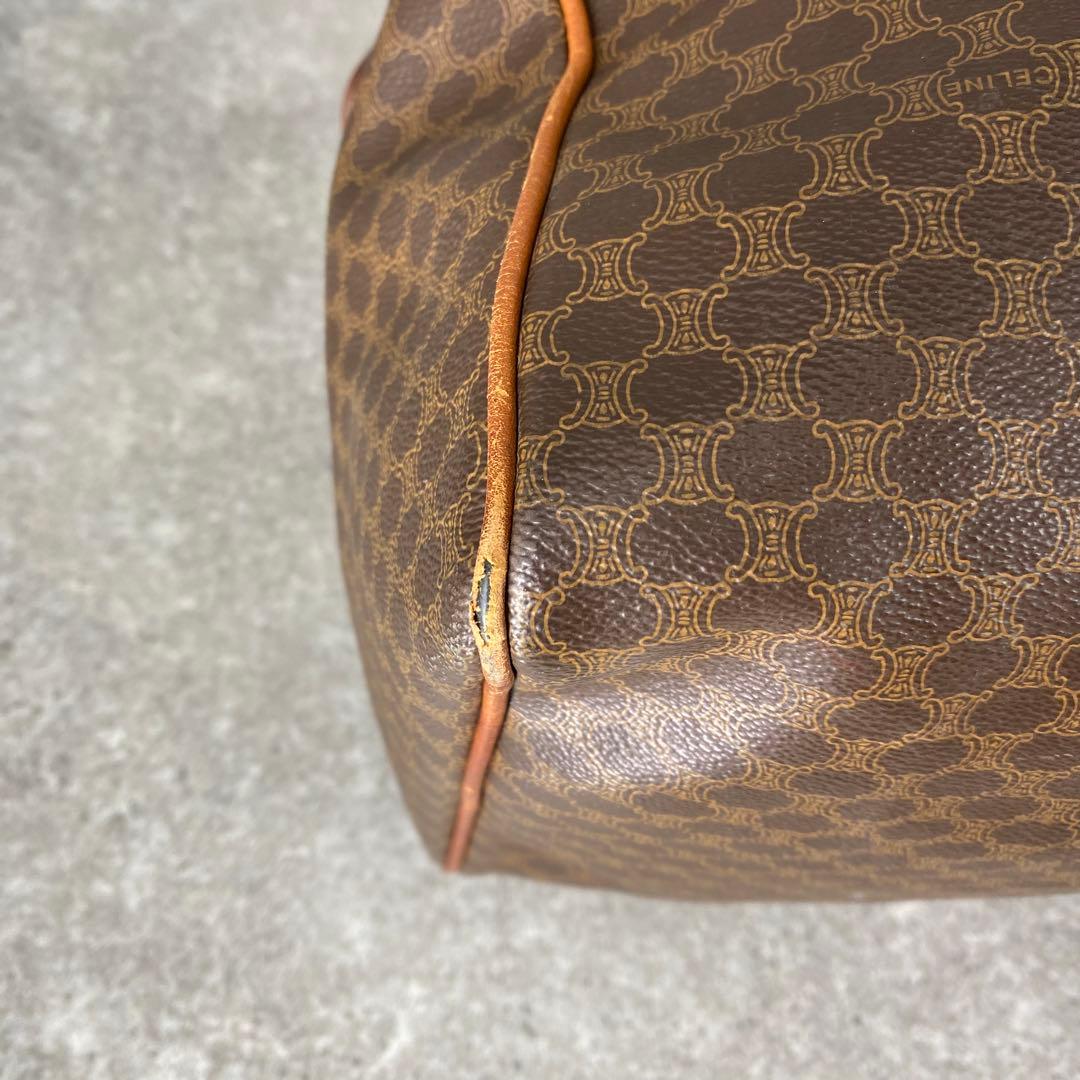 ヴィンテージ CELINE セリーヌ マカダム柄 トリオンフ ボストンバック