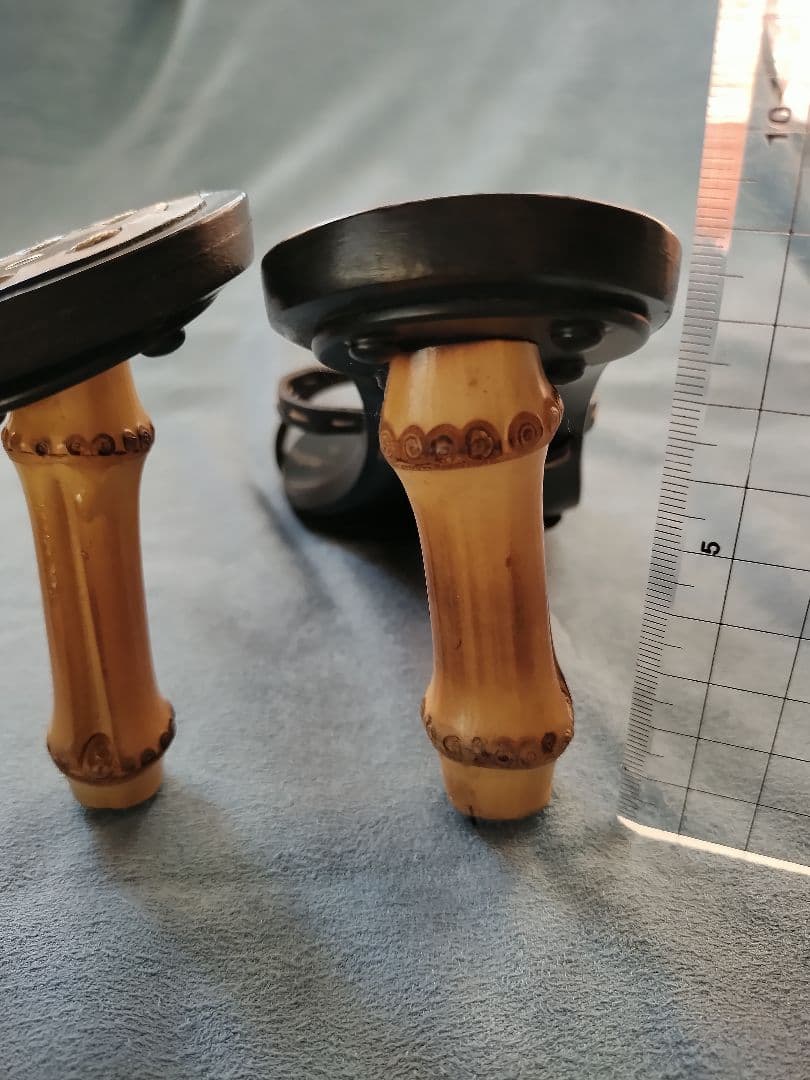 GUCCI グッチ ブラック ミュール サンダル バンブーヒール