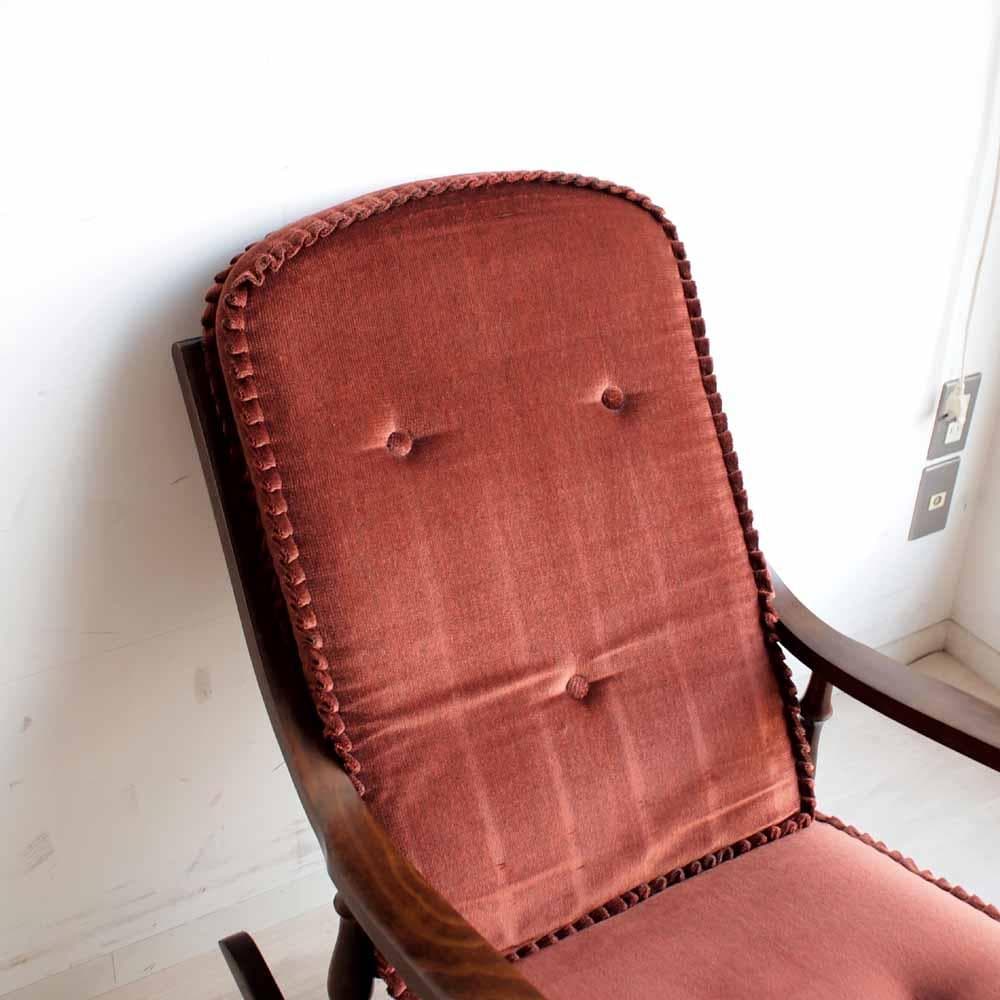 70's ビンテージ 柏木工 ロッキングチェア クッション ZR24212