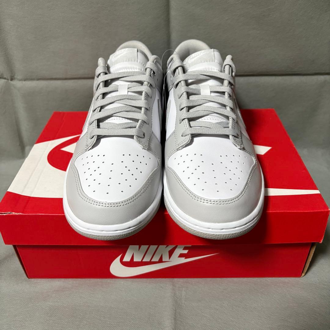 【1週間限定価格】ナイキ　ダンク　ロー　グレー　ホワイト　白　グレーフォグ