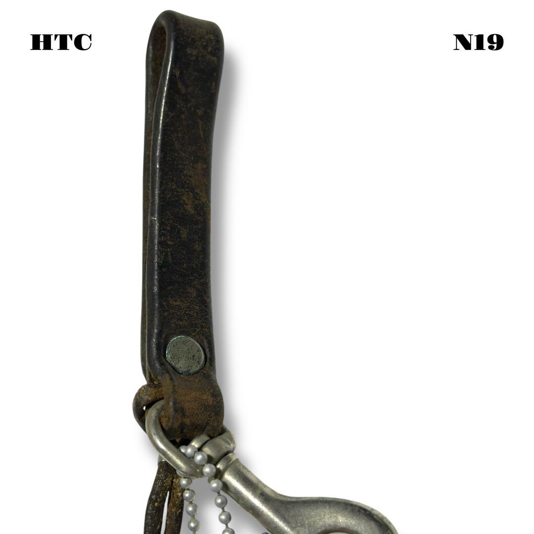 ★限定出品★ HTC レザー スタッズ キーリング キーホルダー ベルト ループ