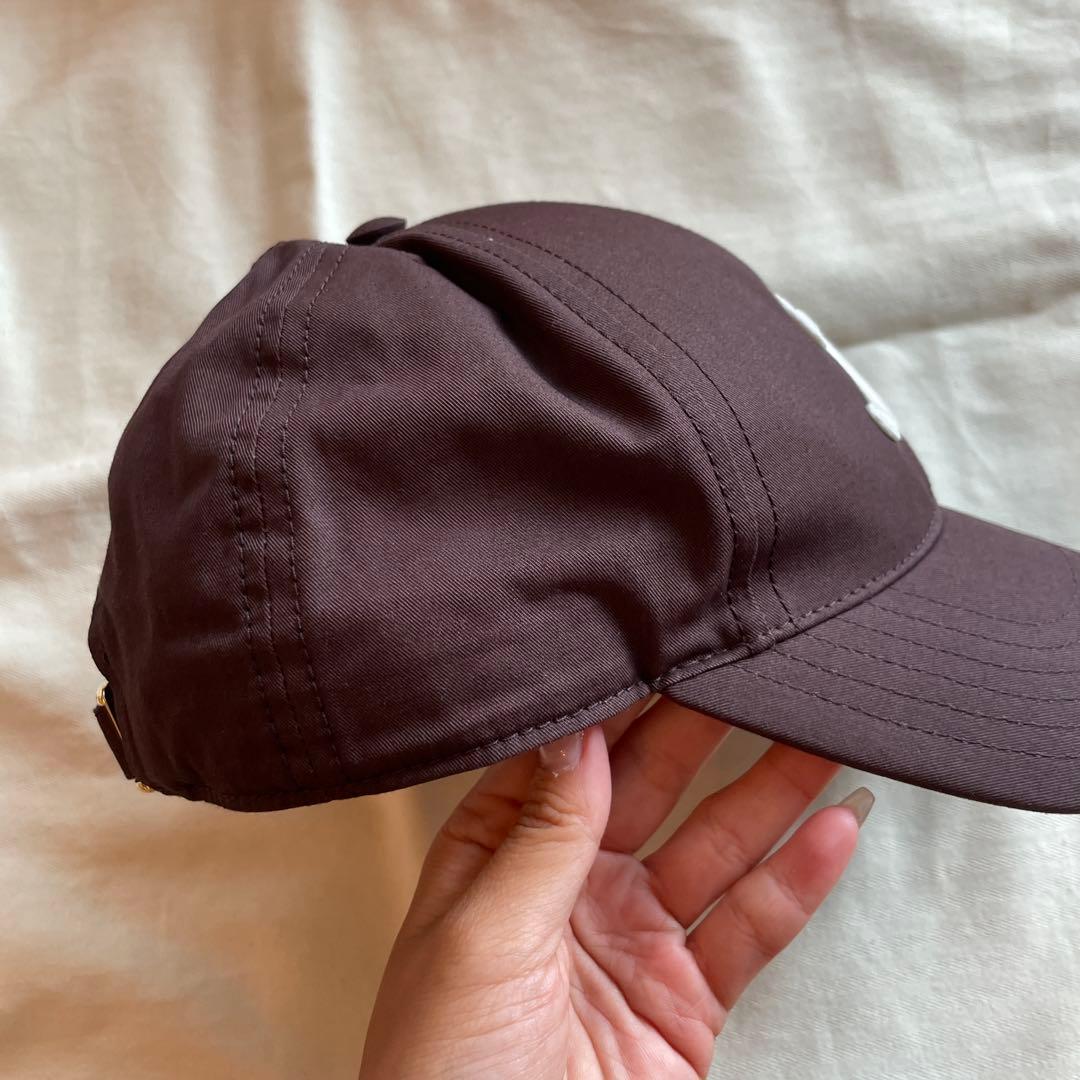 セリーヌ　ブラウン　キャップ　トリオンフ　マロングラッセ　美品　希少　値下げ