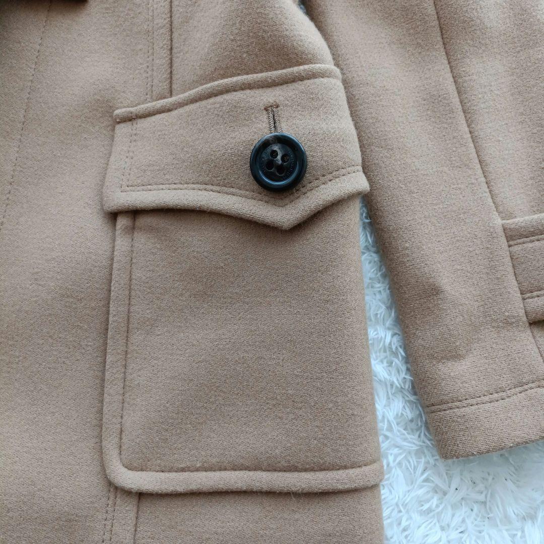 【美品】バーバリーブルーレーベル　ダッフルコート　Aライン　ノバチェック　M