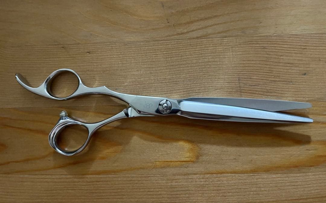 【左用】新品未使用 6.8インチ シザー ハーフ剣型スーパーゴールド【レフティ】