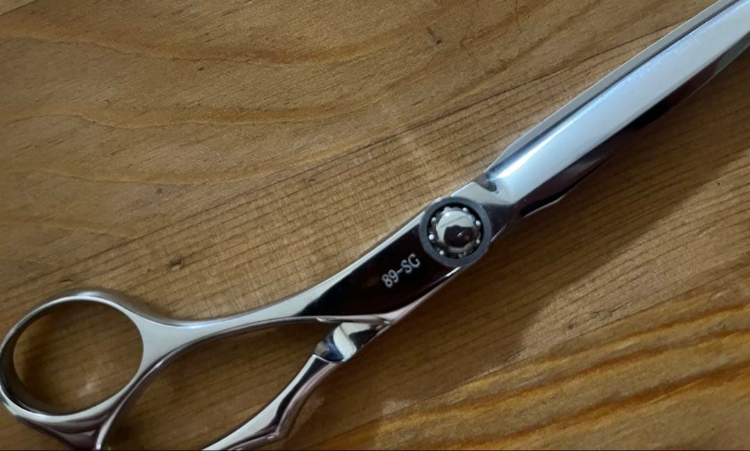 【左用】新品未使用 6.8インチ シザー ハーフ剣型スーパーゴールド【レフティ】