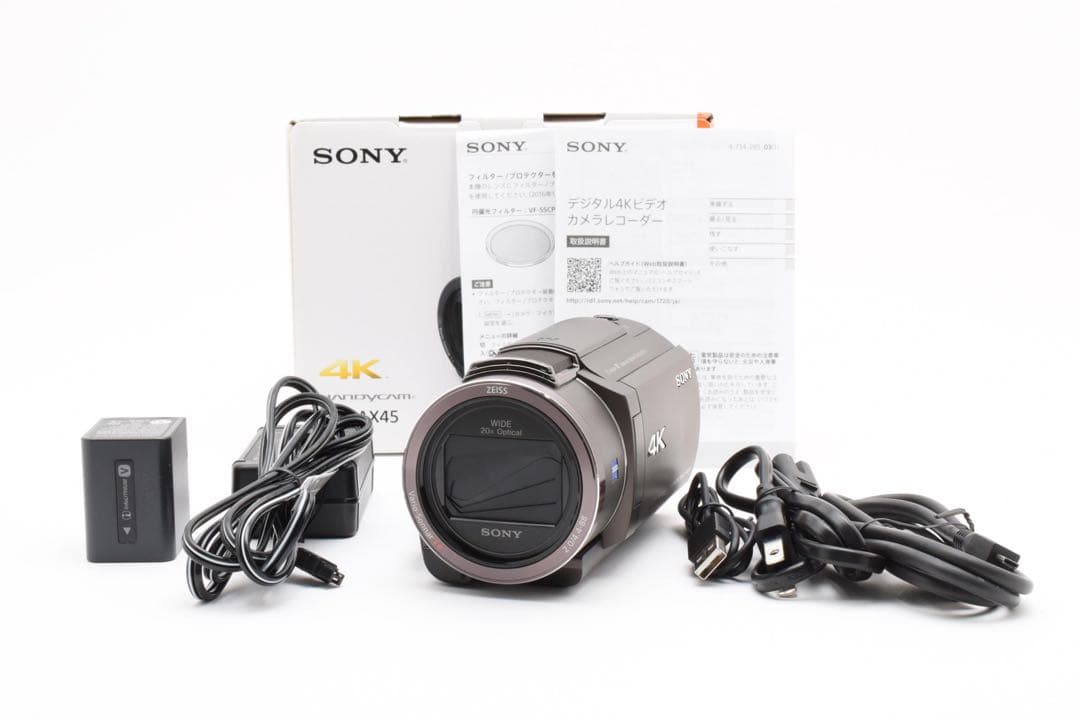 【未使用】ソニー SONY 4K Handycam FDR-AX45