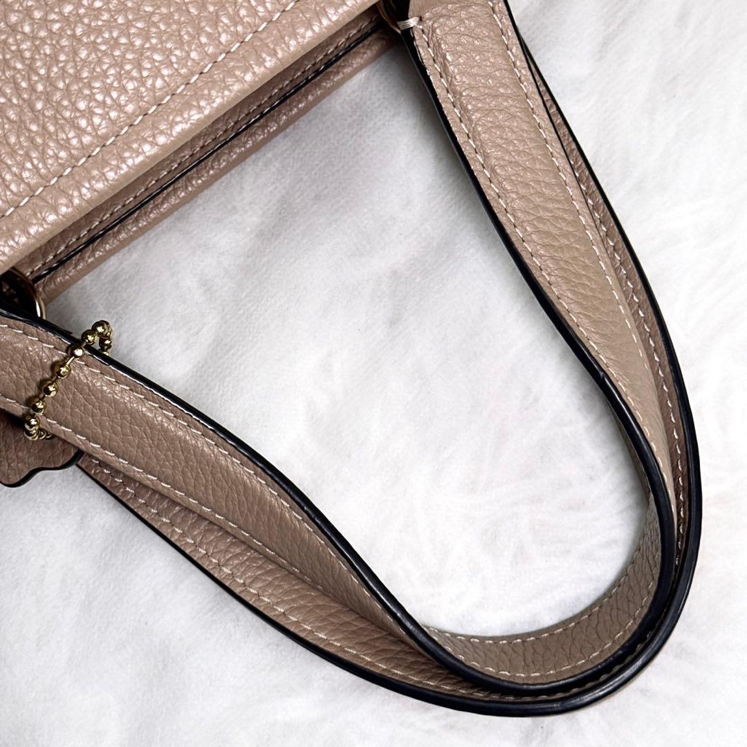 【極美品】コーチ 2004 デンプシー キャリーオール トートバッグ ベージュ