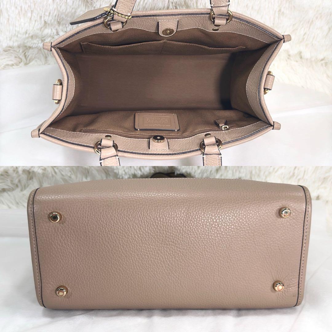 【極美品】コーチ 2004 デンプシー キャリーオール トートバッグ ベージュ