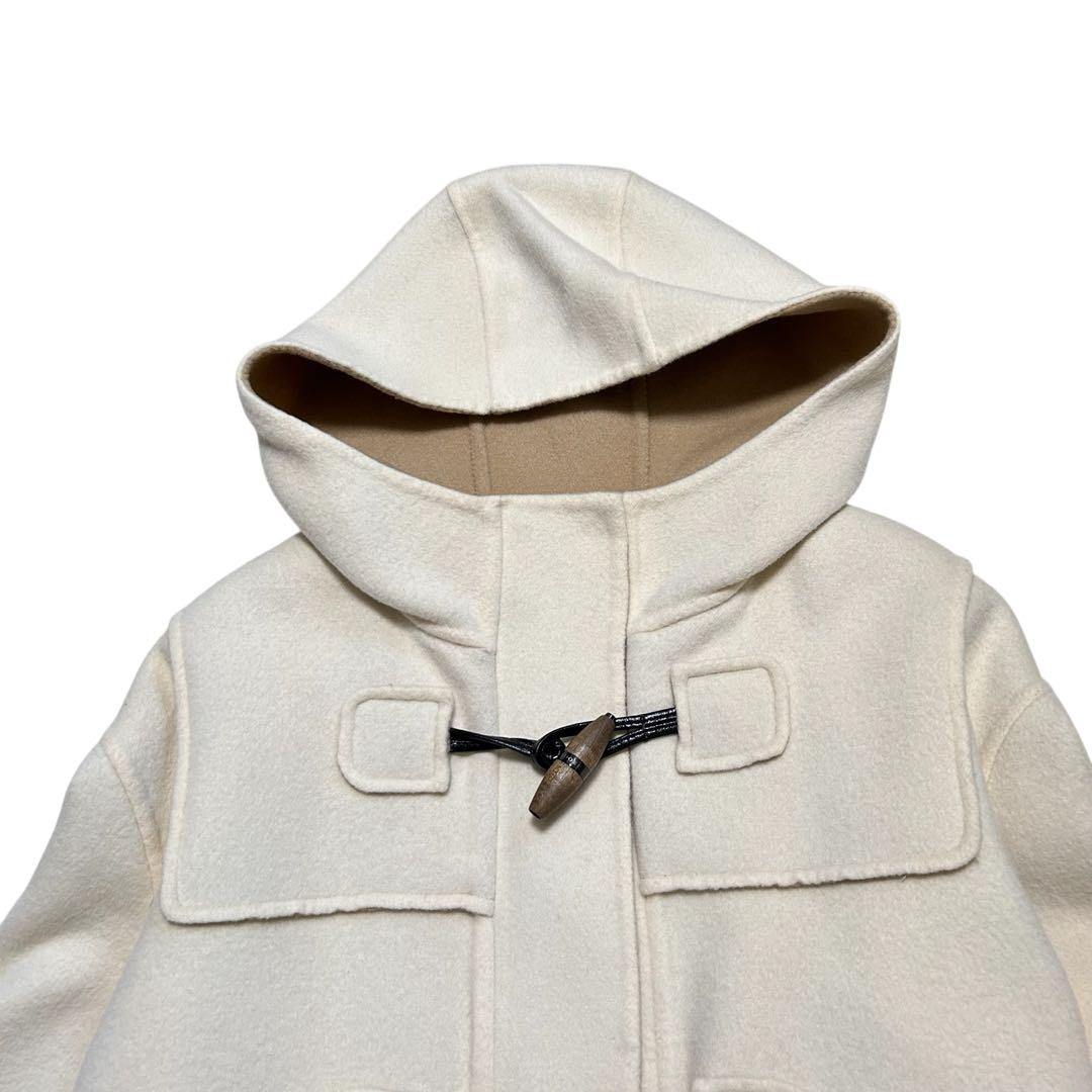 ADORE ダッフルコート カシミヤ混 アイボリー ベージュ 38
