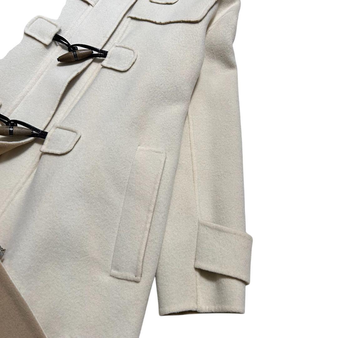 ADORE ダッフルコート カシミヤ混 アイボリー ベージュ 38