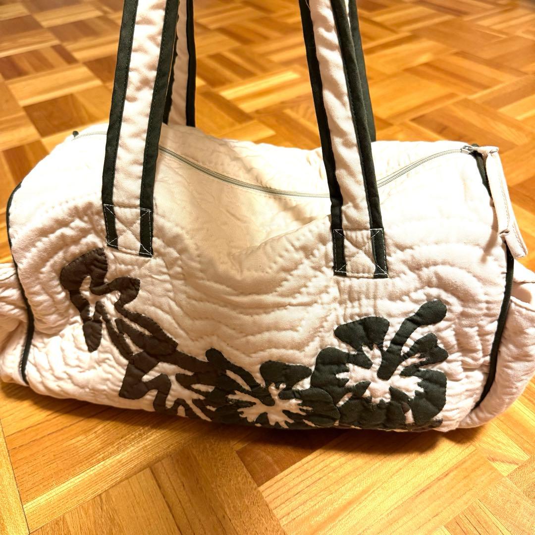 ハワイアンキルト　ボストンバッグ値引き不可