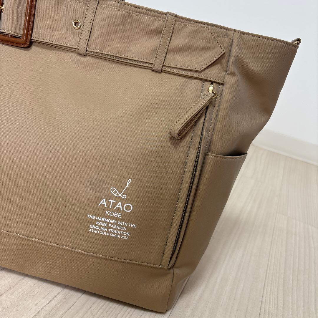 アタオ ATAO ボストンバッグ トレンチコートラインATAOゴルフ ベージュ