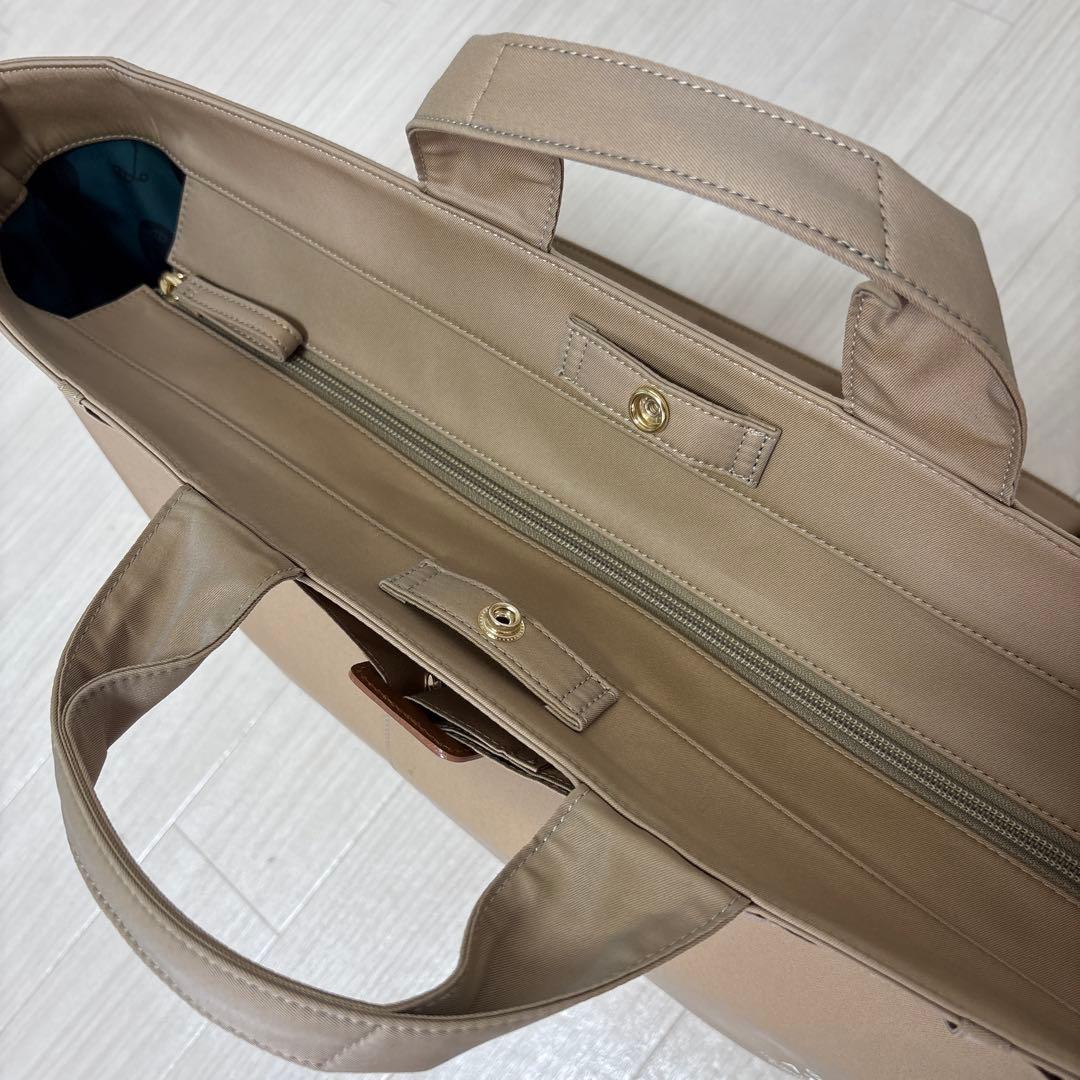 アタオ ATAO ボストンバッグ トレンチコートラインATAOゴルフ ベージュ