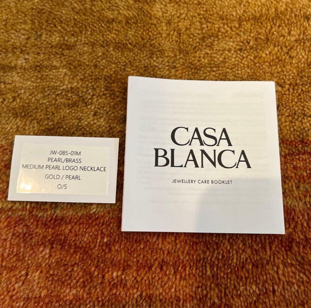 A*4様 CASA BLANCA パールネックレス 付属品付き