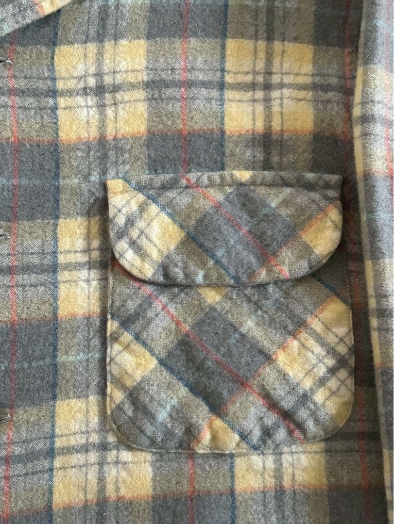 USA製 70s ペンドルトン　ウールシャツ　ボードシャツ 古着