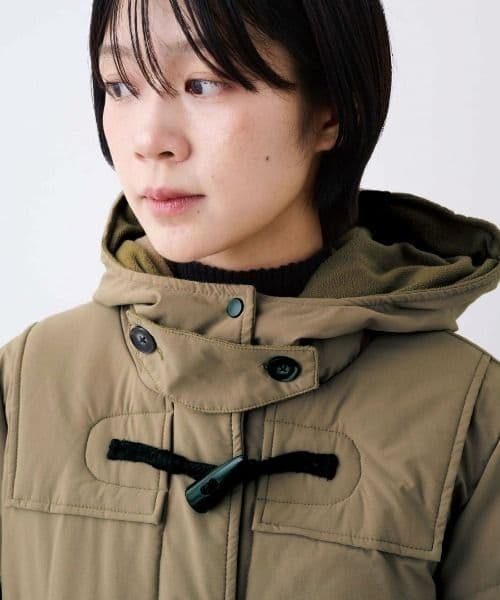 新品　リブインコンフォート くぼっち 撥水ロングダッフルダウンコート MP