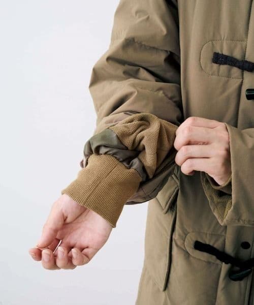 新品　リブインコンフォート くぼっち 撥水ロングダッフルダウンコート MP