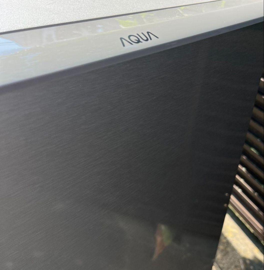 特価アクア冷凍冷蔵庫126L横縞模様LED照明省エネ設計自動霜取り機能付19年製