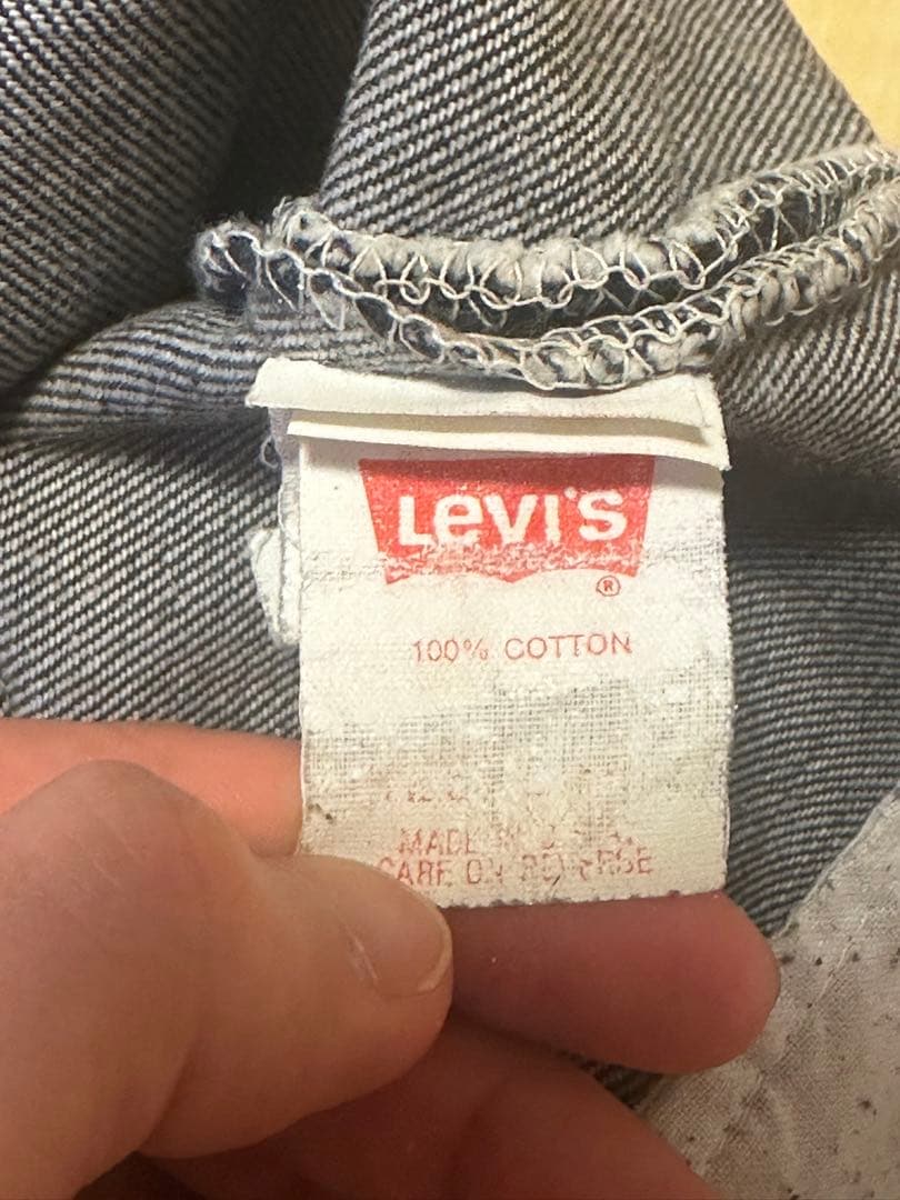 【美品】 90s USA製501 先染め ブラック W28 【希少サイズ】