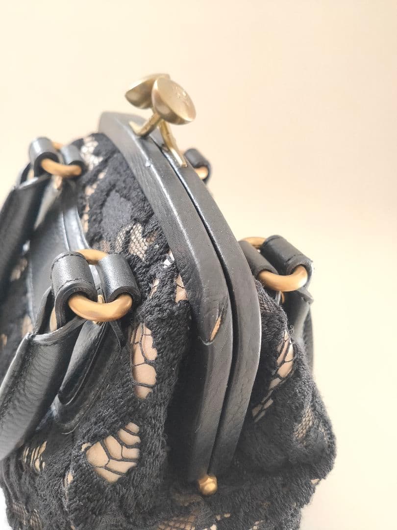 【特価！レア⠀】セリーヌトリオンフがま口手提げバッグ