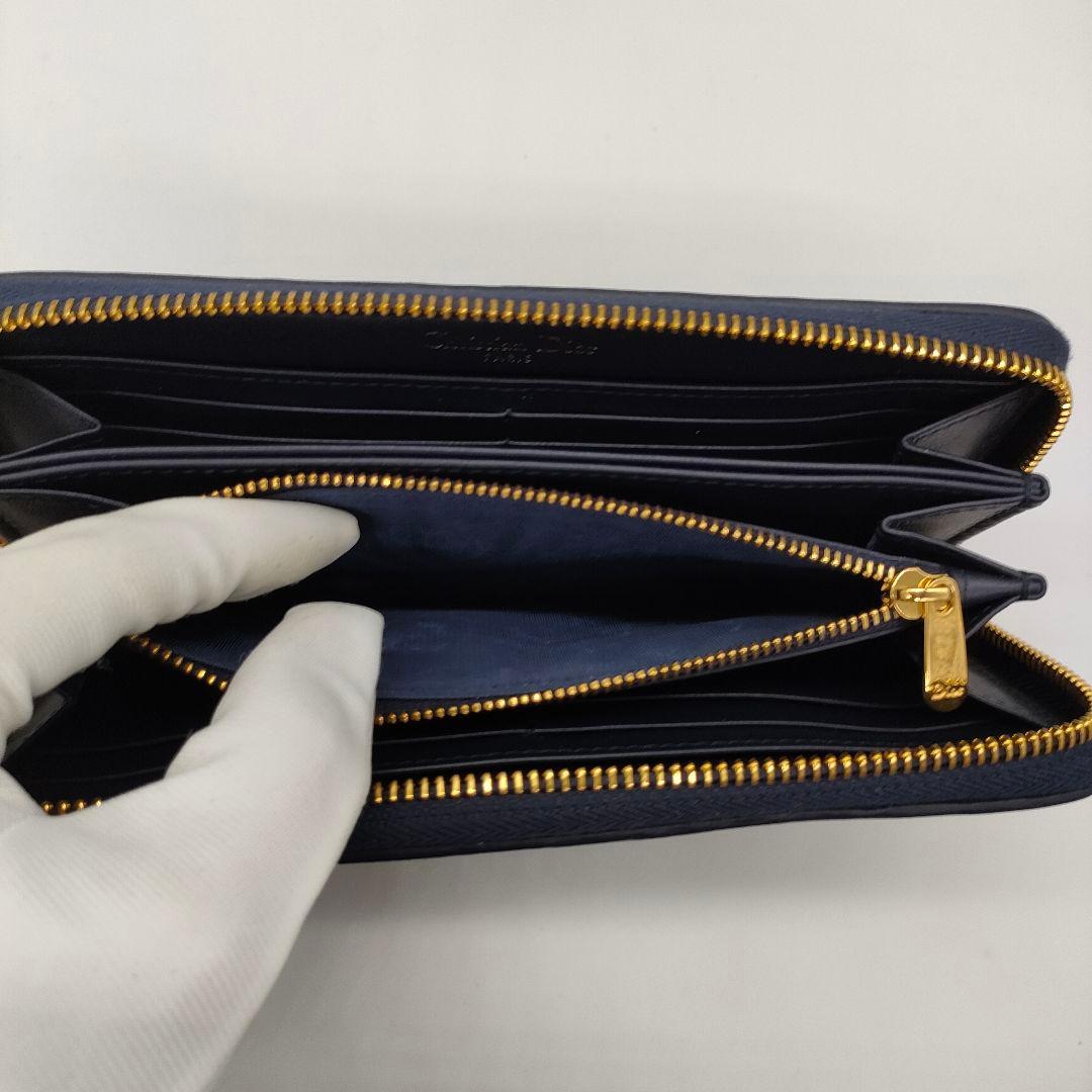 【新品未使用・現行品】ディオール オブリーク ラウンドジッピーウォレット 長財布