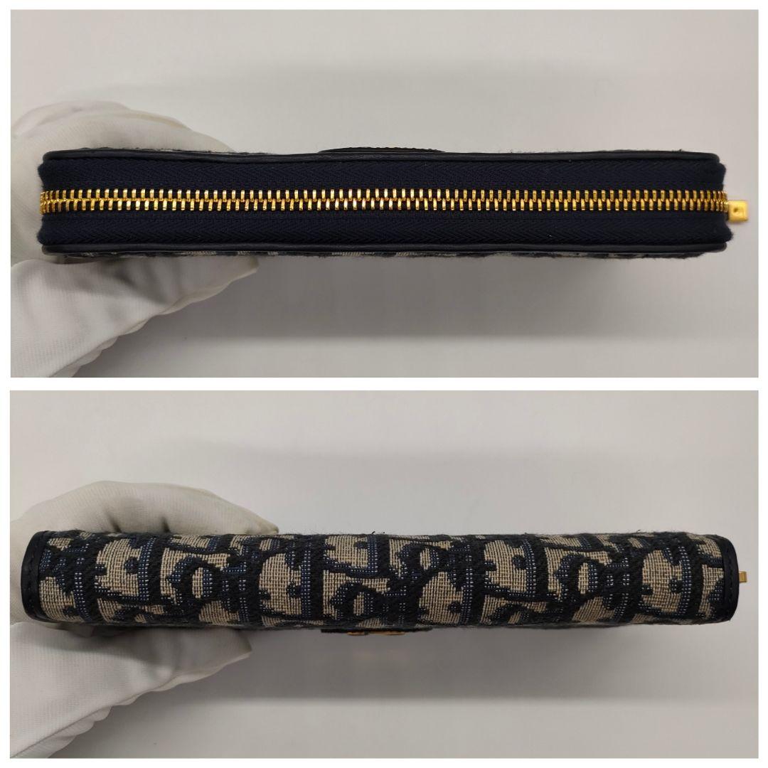 【新品未使用・現行品】ディオール オブリーク ラウンドジッピーウォレット 長財布