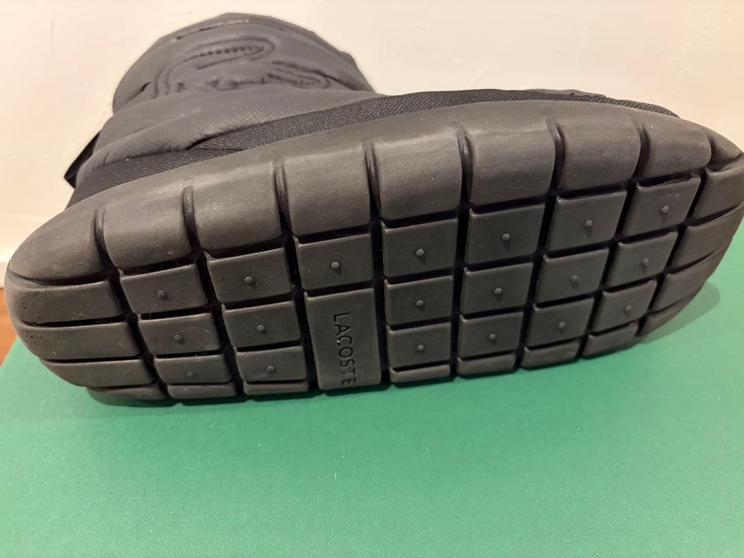 LACOSTE ブラックブーツ