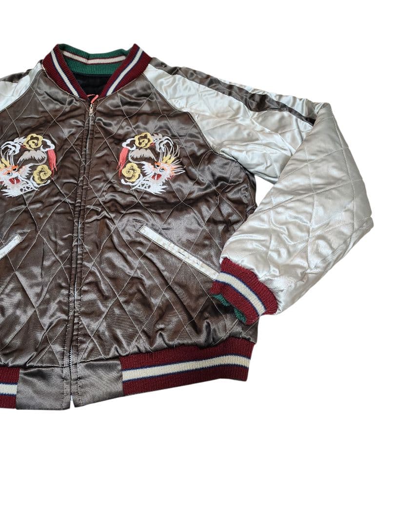 TAILOR 東洋 90s 舞妓×龍 リバーシブル スカジャン サイズL