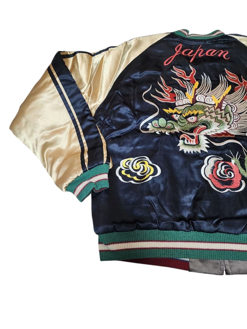 TAILOR 東洋 90s 舞妓×龍 リバーシブル スカジャン サイズL