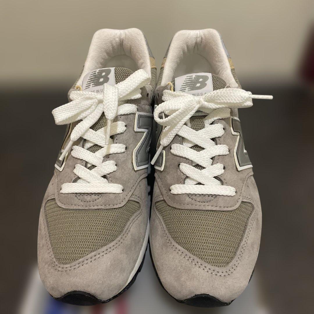 ニューバランス M996 25.0cm USA グレー