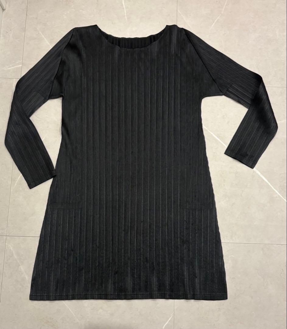 ※商品説明必読PLEATS PLEASE プリーツプリーズ ワンピース 黒