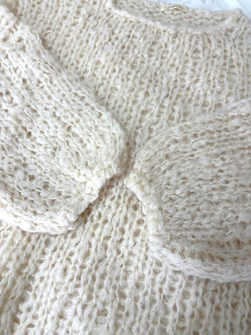 plage：HANDKNIT ジャンボタムニット プルオーバー