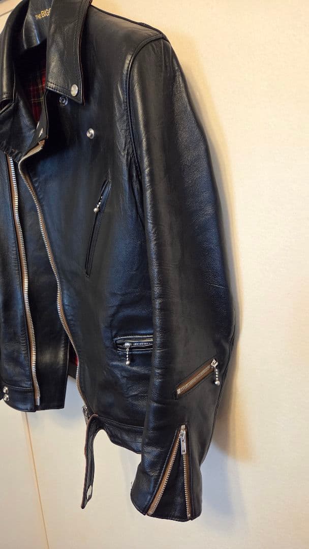 666 LJM-8 ウールシープスキン　ダブルライダースジャケット 40