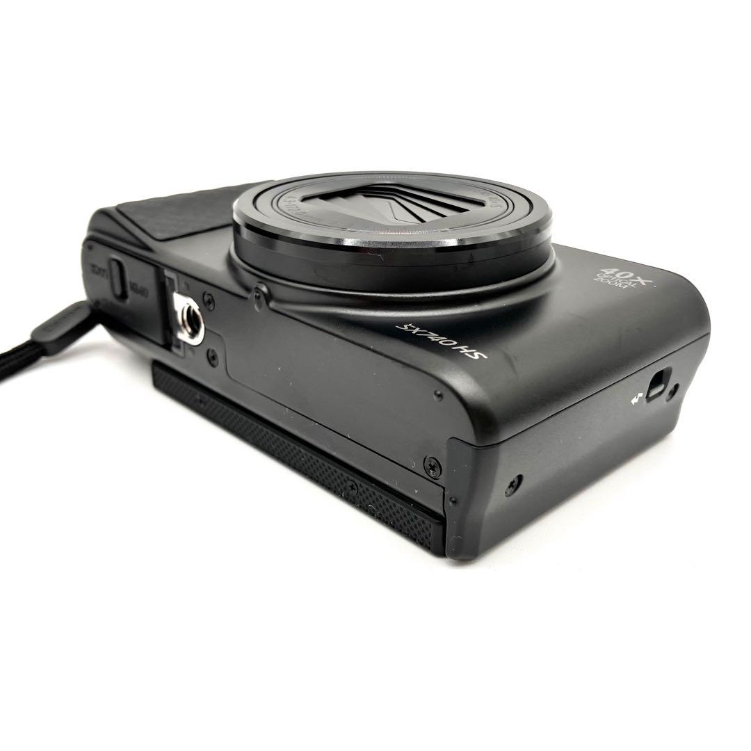 美品Wi-Fi対応♪ Canon PowerShot SX740 HS ブラック