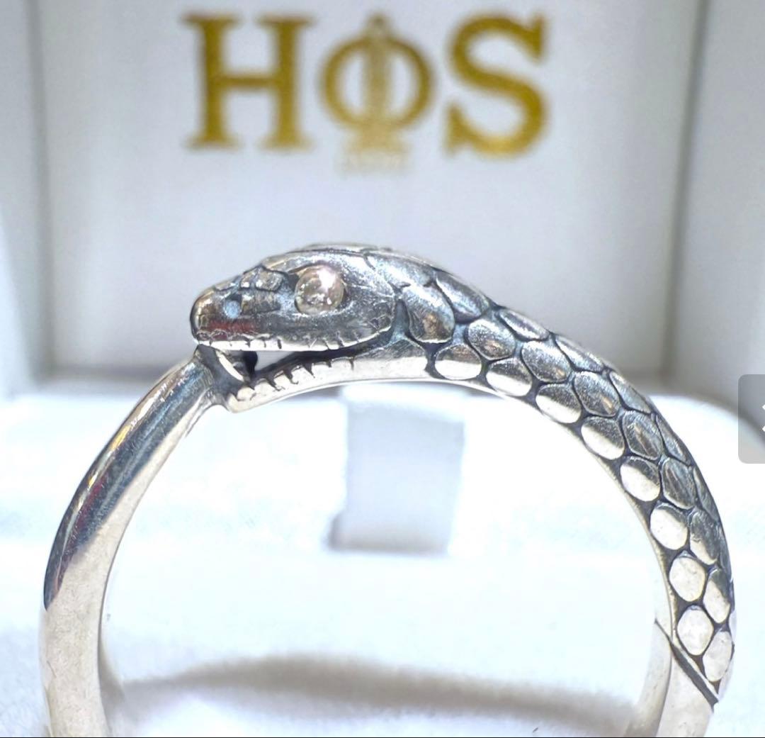 【新品未使用】HOS ウロボロスデザイン シルバーリング
