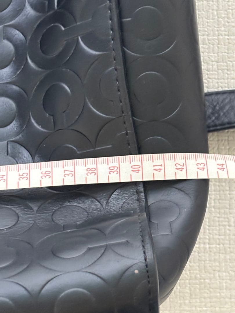 断捨離最終値下げ【coach】黒 レザー トートバッグ【グローブレザー】