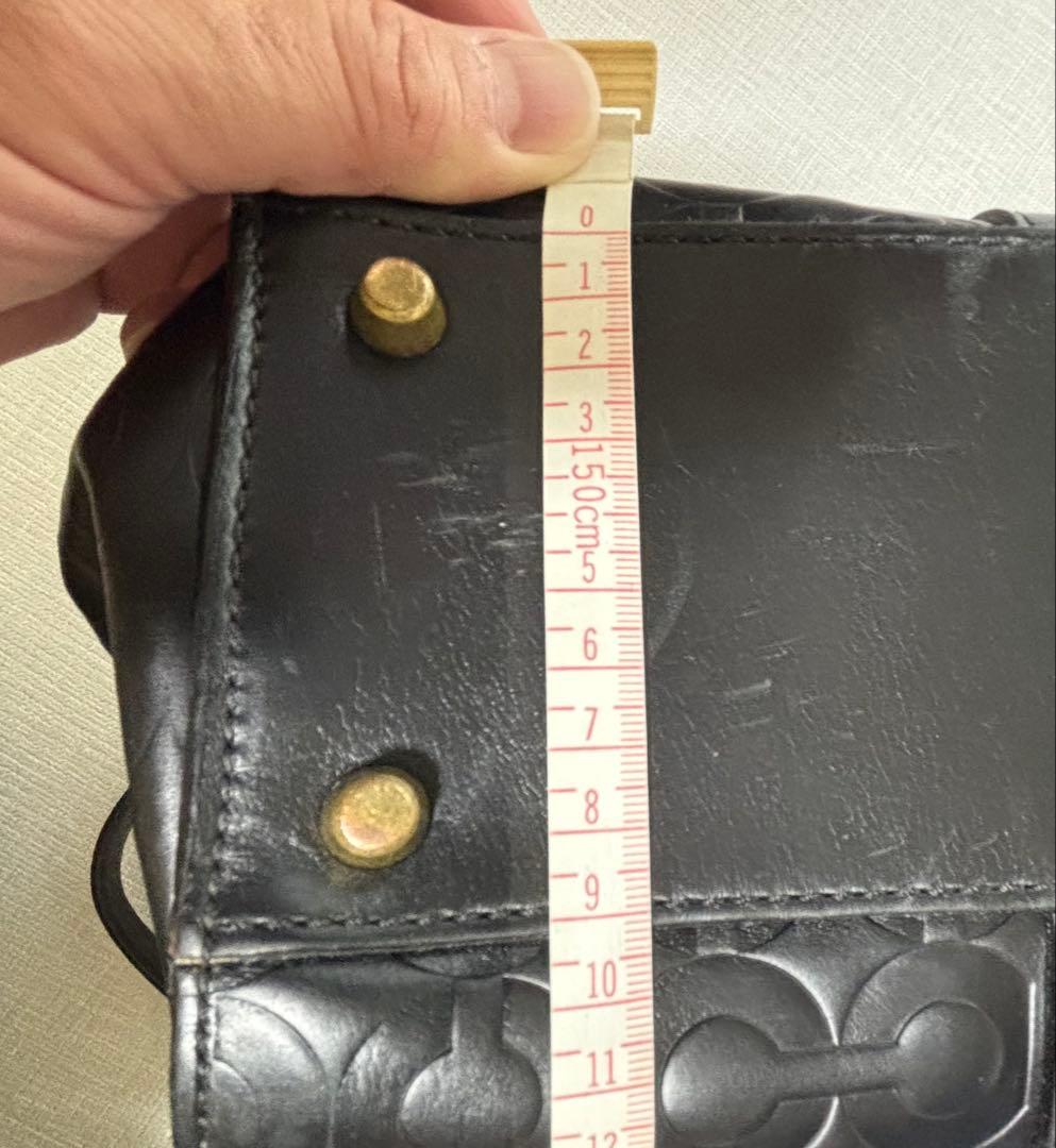 断捨離最終値下げ【coach】黒 レザー トートバッグ【グローブレザー】