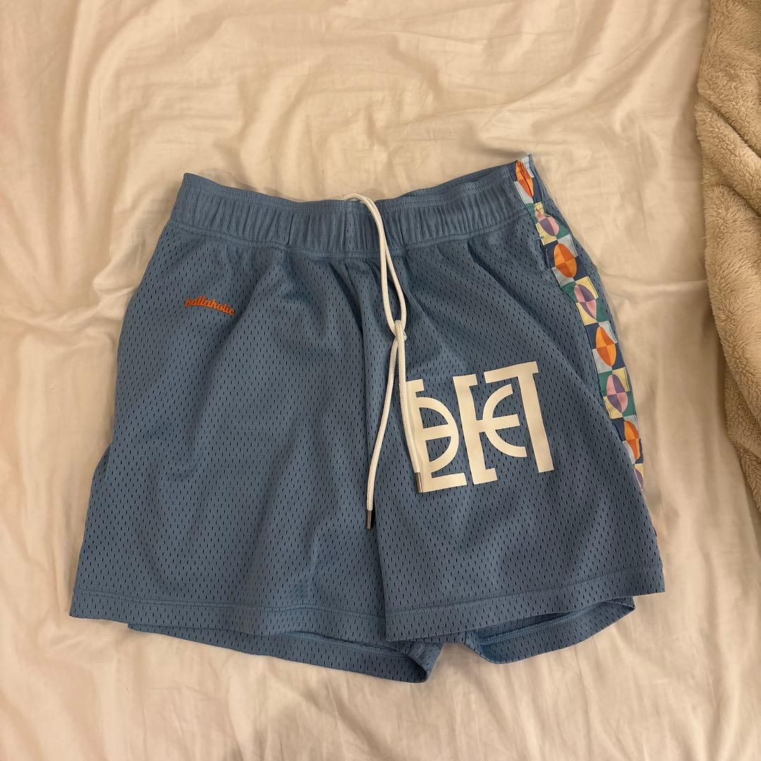 ボーラホリック　Mサイズ　バスケットボールパンツ 水色