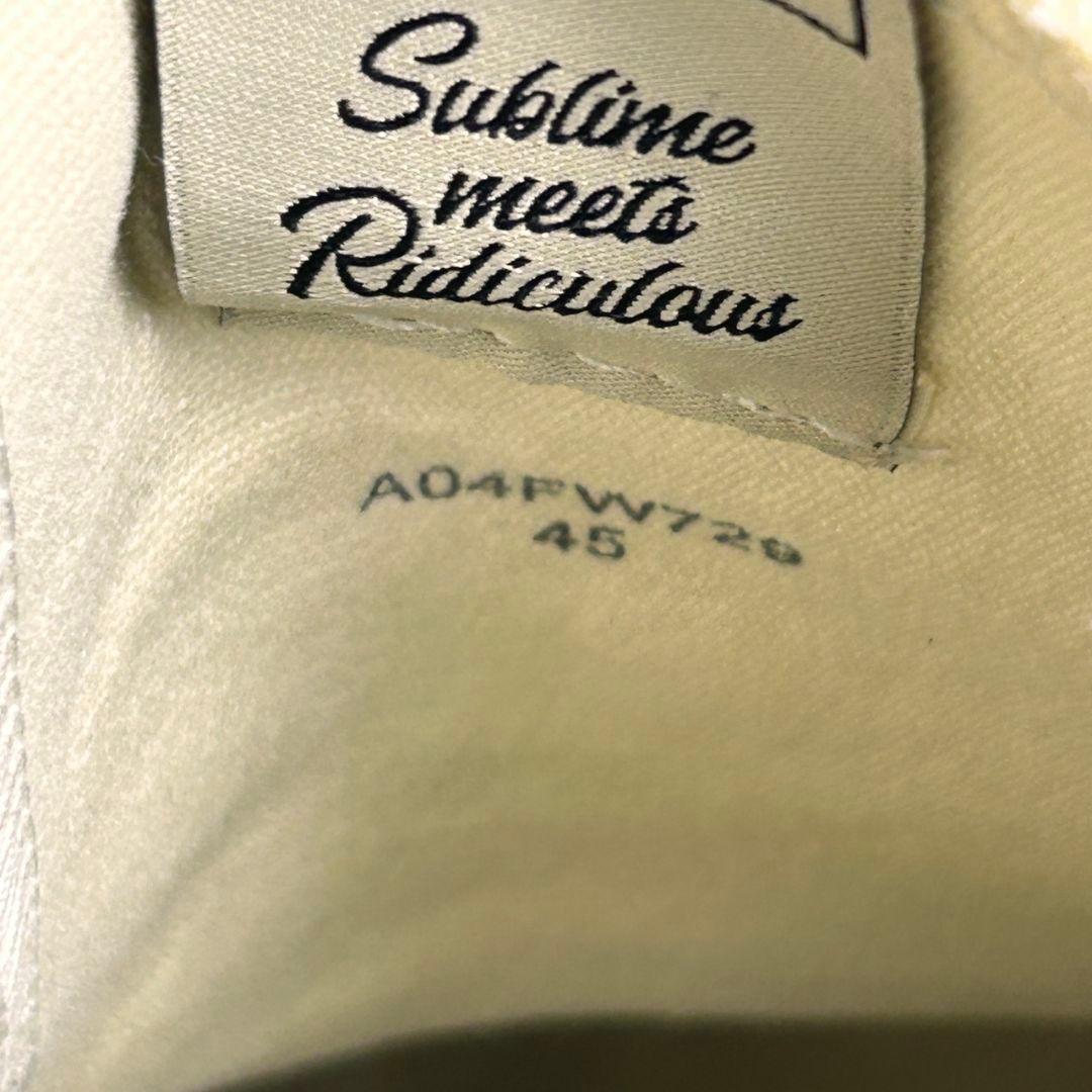 ミハラヤスヒロ PETERSON ピーターソン スニーカー アイボリー 45