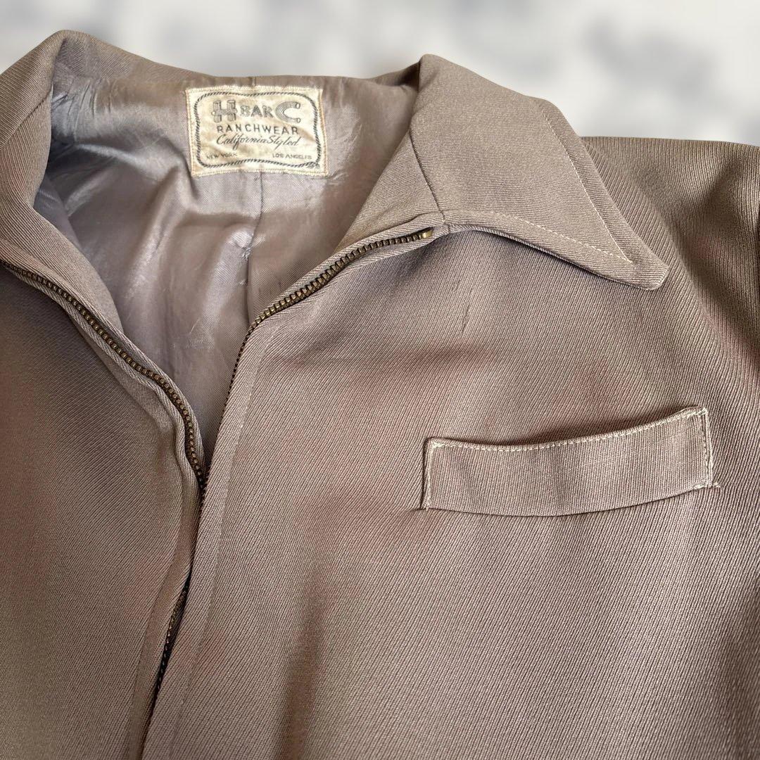 【40s ❗️】h barc スポーツジャケット　ギャバジャン 【オメプリ⭕️】